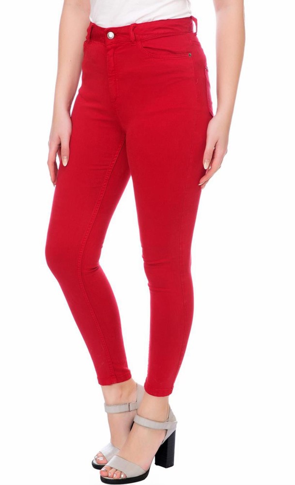 Buy Red_1 KOTTY Skinny Women Red Jeans Online at Best Prices in India