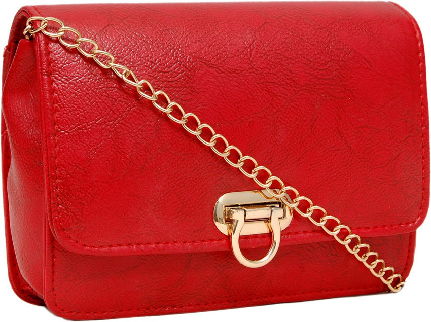 Sling bag with store metal chain