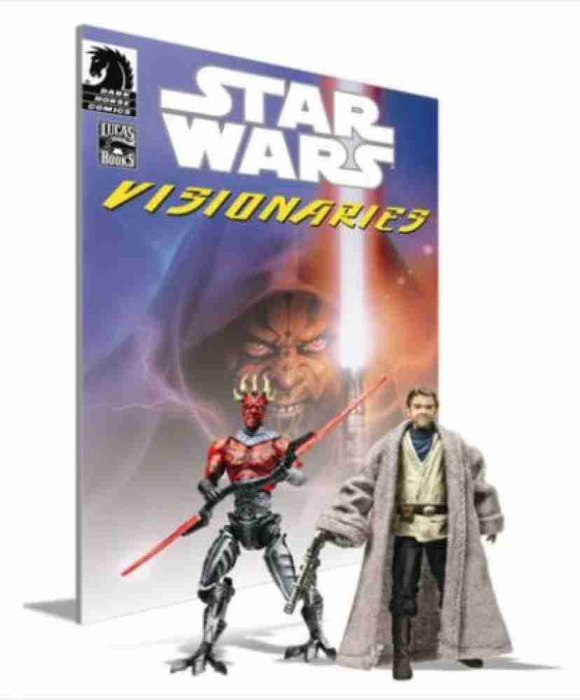 Star Wars Visionaries box Darth Maul and Uncle outlet Owen figures. Comic Con Exclusive