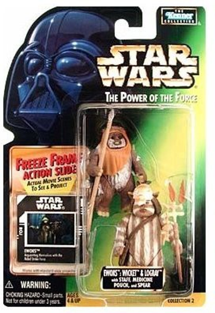 Kenner Star Wars Power Of The Force Freeze Frame Ewoks Wicket