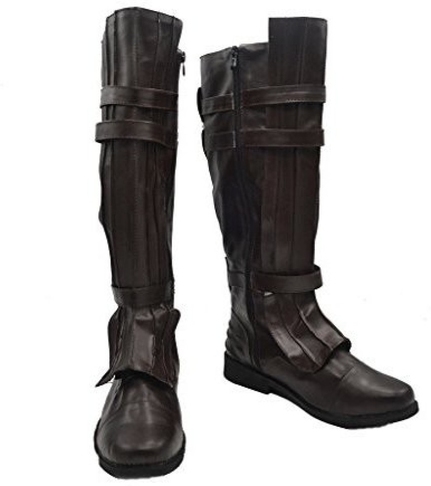 Brown hotsell cosplay boots