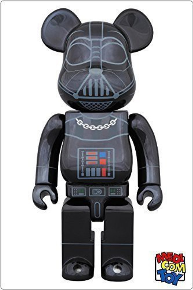 Medicom Toy Bearbrick Star Wars Darth Vader Tm Chrome Ver.400