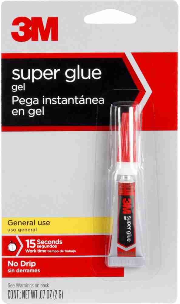 Super Glue Gel 0.07 oz (2g)(3/Pack)