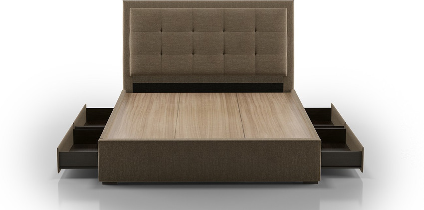 Thorpe upholstered clearance storage bed