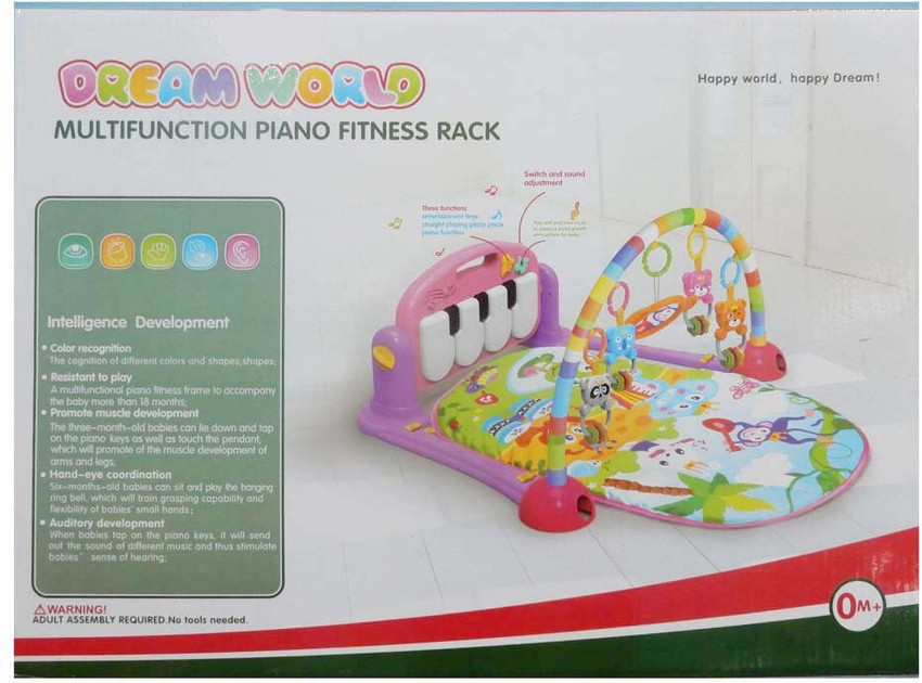 eRunners Dream World Multi Function Piano Fitness Rack Play Gym