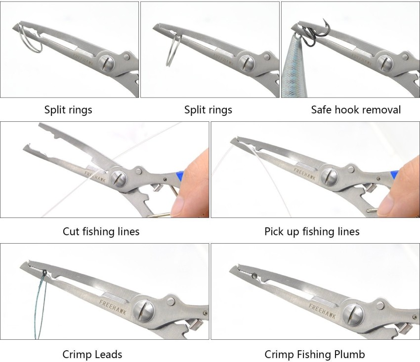 Mustad Multi Function Stainless Steel Fishing Pliers Multi