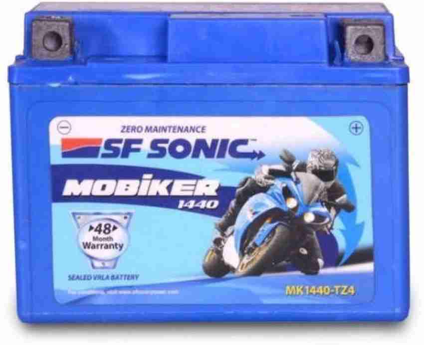 SF SONIC MK1440 TZ4 4 Ah Battery for Bike Price in India Buy SF