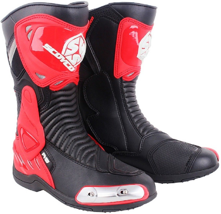 SCOYCO Competition Boots Wear-resistant Motorcycle Boots Windproof Shoes  Breathable Motorcycle Riding Protection Boots - AliExpress