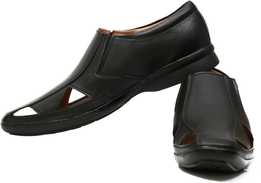 VOK STAR Men Black Sandals Buy VOK STAR Men Black Sandals Online