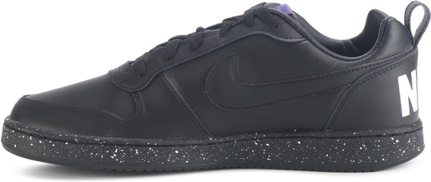 Nike court borough cheap low black and white