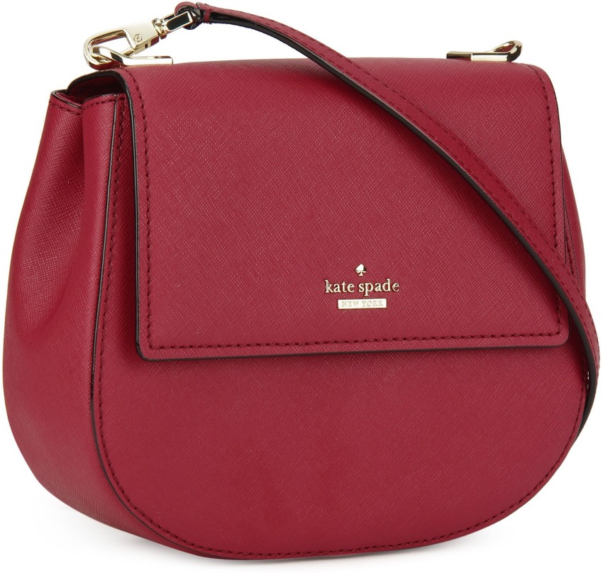 KATE SPADE Red Sling Bag DANIELS DRIVE BLACK CHERRY (633) - Price in India