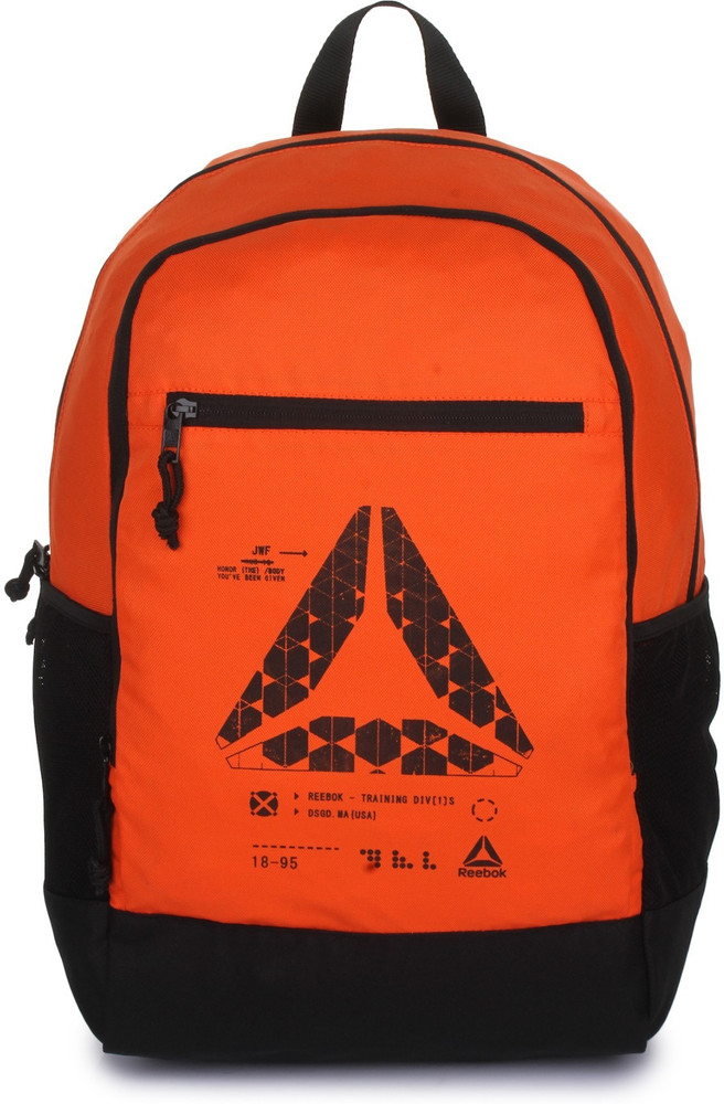 Reebok backpack orange top