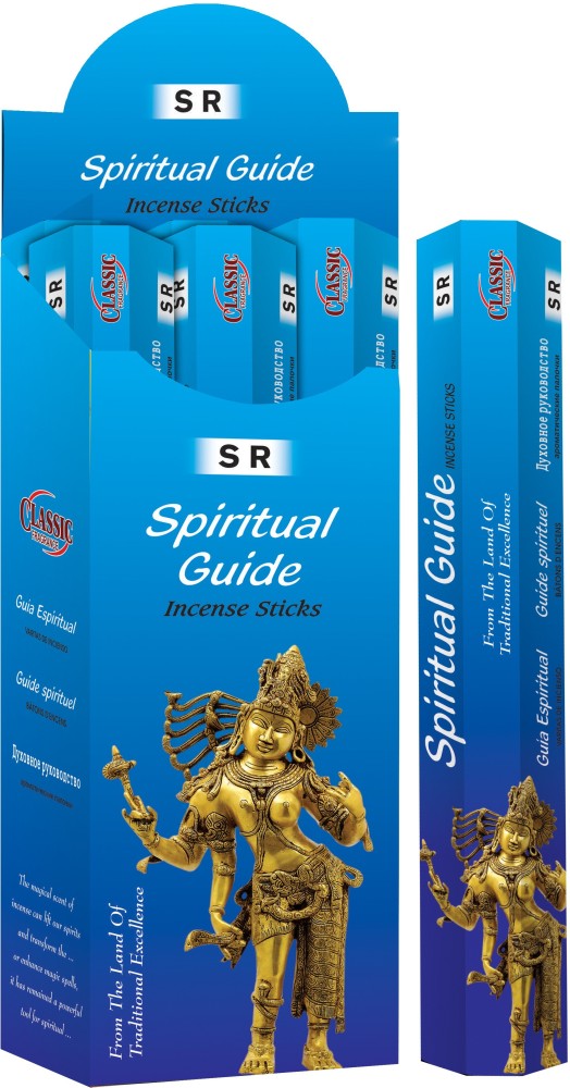 SLM SPIRITUAL GUIDE Classic Fragrance 6 Pkt of 20gms each.25.5cm X 6.0cm X  9.5cm (Net contents: 120 Incense sticks) SPIRITUAL GUIDE Price in India -  Buy SLM SPIRITUAL GUIDE Classic Fragrance 6