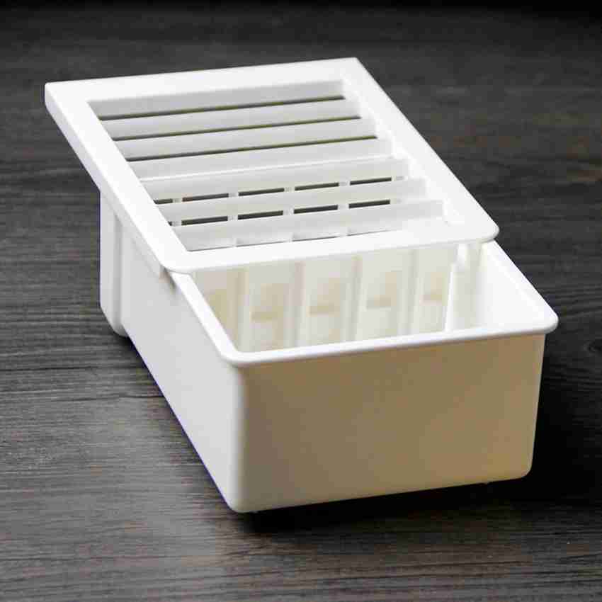 Kitchen Plastic Rectangle Handmade Press Maker Tofu Mold Cutter