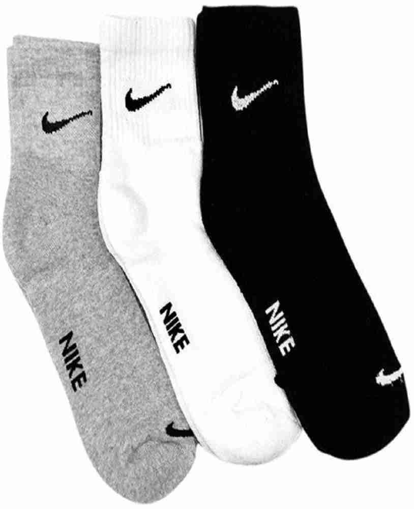 NIKE Men Women Solid Mid Calf Crew Buy NIKE Men Women Solid