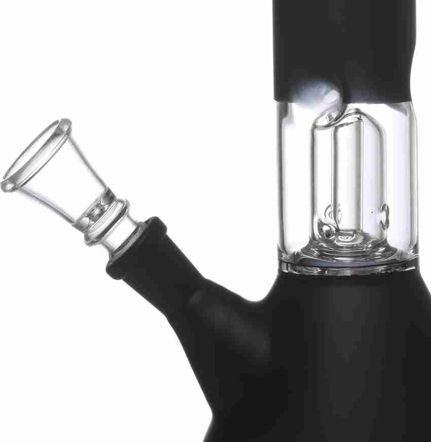 Buy Metier Moksha Bongs 9 Inch Glass Ice Bong Smoking Pipe With Mushroom  Print (22cm, Clear) Online at Low Prices in India 