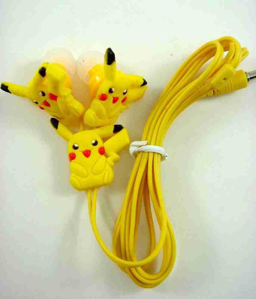 OYTRA Pikachu Inspired Stylish Earphone with Mic and 3 Additional
