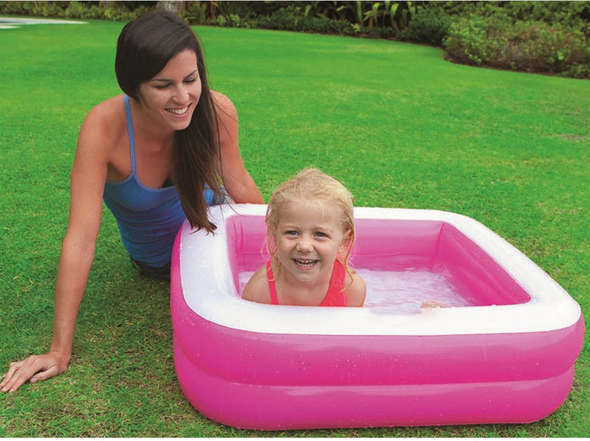Always Sporty BOX POOL PINK 123 Inflatable Swimming Pool