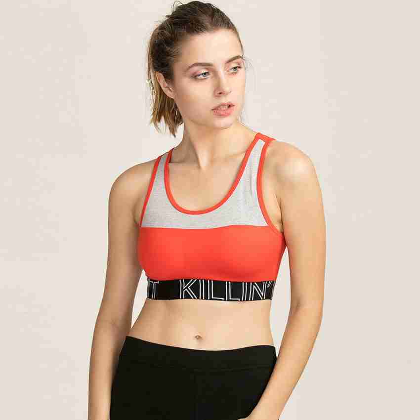 Buy WEST VOGUE By Zivame Black Printed Non Wired Lightly Padded Sports Bra  RO040480J4ASRTD - Bra for Women 2161576