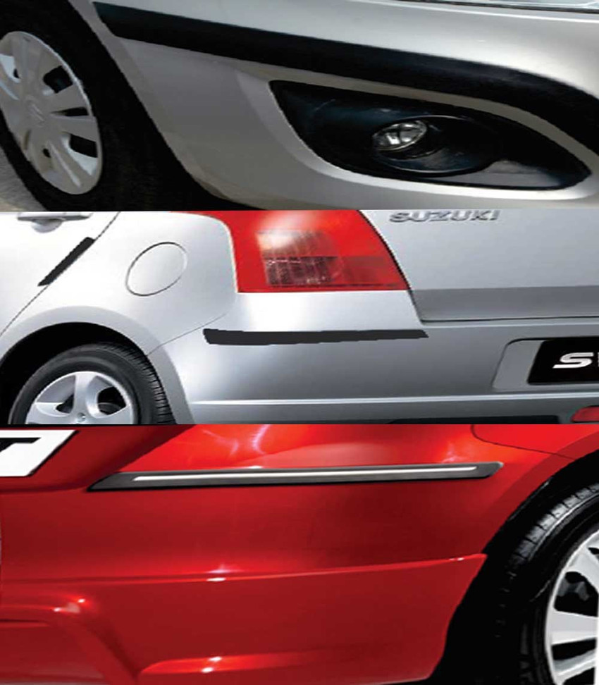 Galio Plastic Car Bumper Guard Price in India Buy Galio Plastic