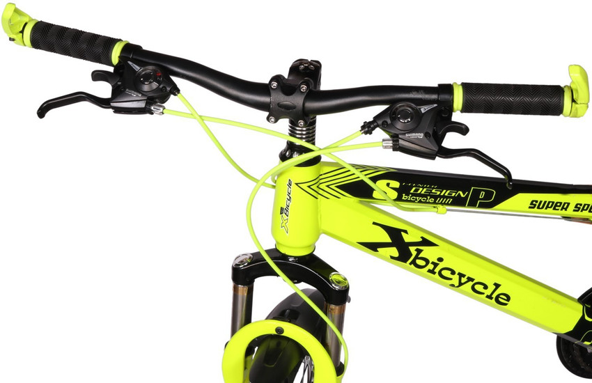 X Bicycle Super Sport Disc Brakes Bicycle For Juniors Yellow 26 T