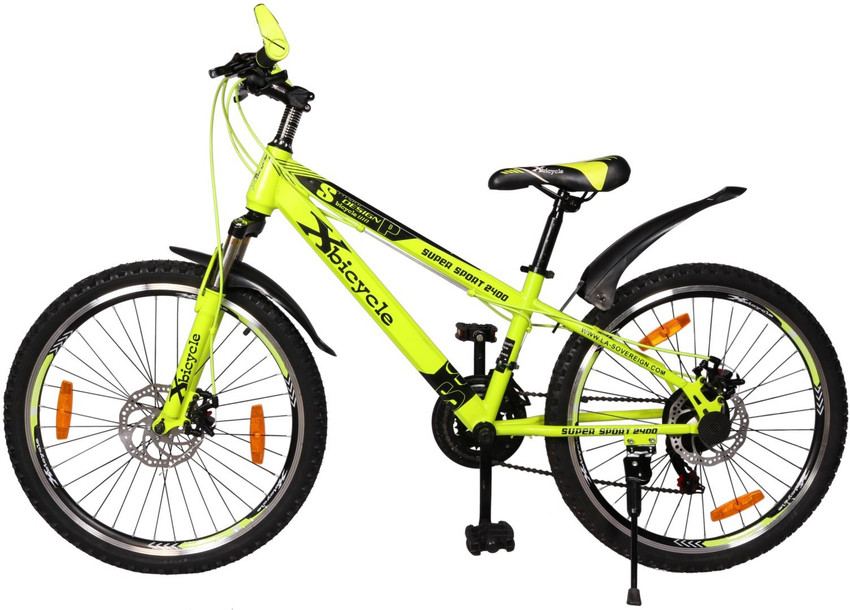 X Bicycle Super Sport Disc Brakes Bicycle For Juniors Yellow 26 T Mountain Hardtail Cycle Price in India Buy X Bicycle Super Sport Disc Brakes Bicycle For Juniors Yellow 26 T Mountain Hardtail