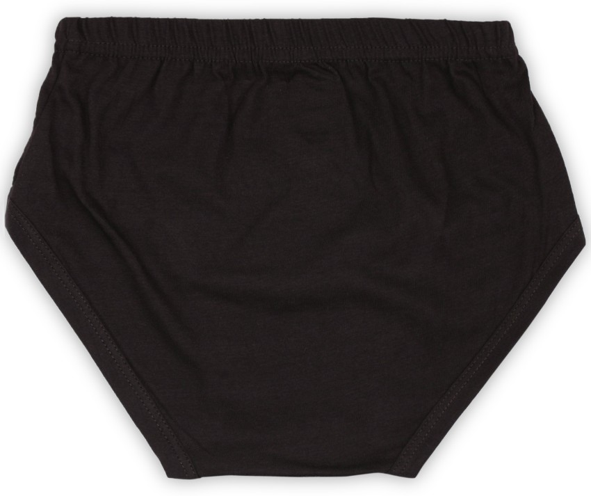Poise Washable Underwear Black Briefs Size 12-14 [Bulk Buy 6 Units]