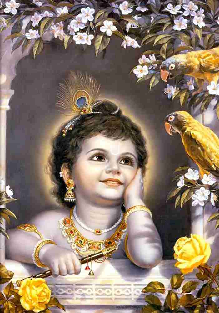 Iskcon Krishna Painting Wallpapers Braj Art