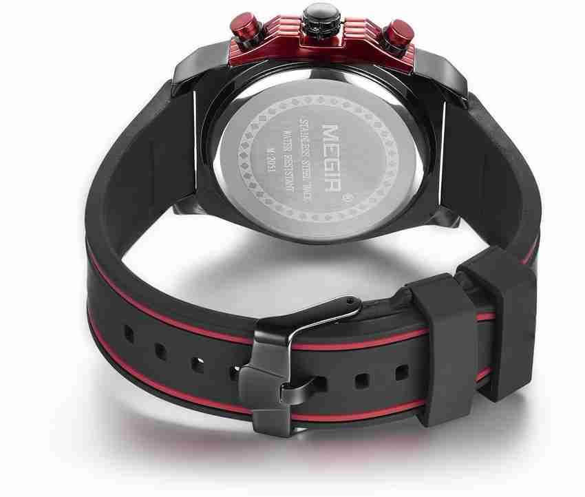 MEGIR sports Analog Watch For Men Buy MEGIR sports Analog Watch For Men Gmarks 2051 BKR Online at Best Prices in India Flipkart