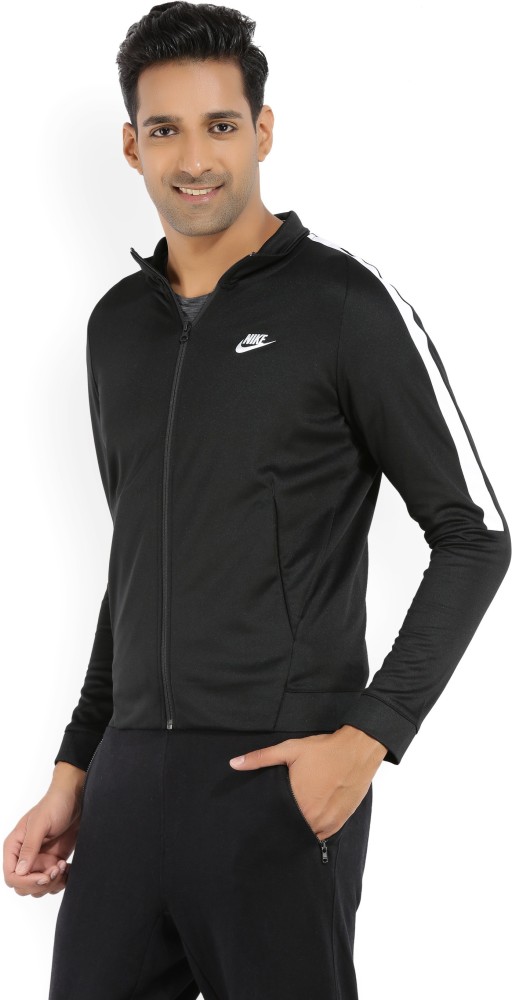 Nike jacket cheap white and black