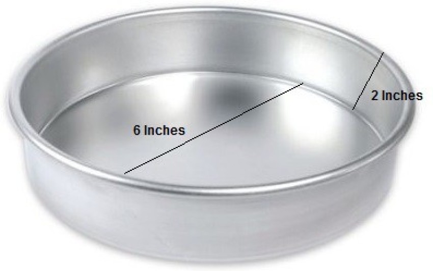 Aluminium Round Cake Tin 6 Inches