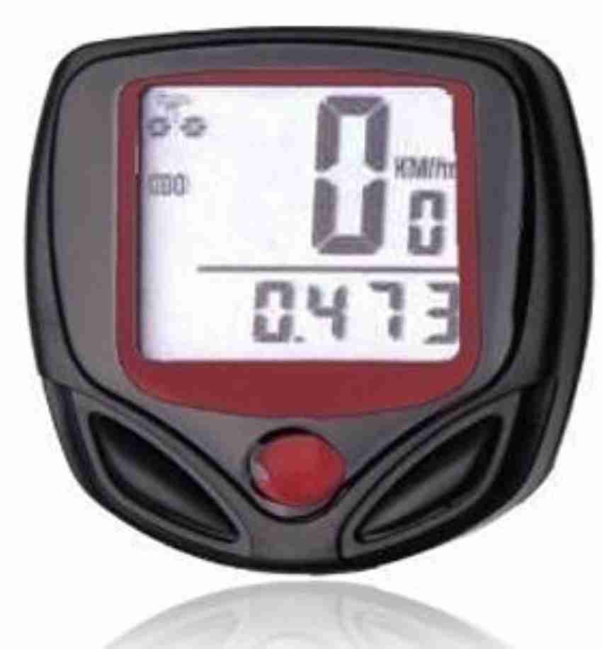 MK 1 Pc Waterproof Digital LCD Bicycle Computer Odometer Speed