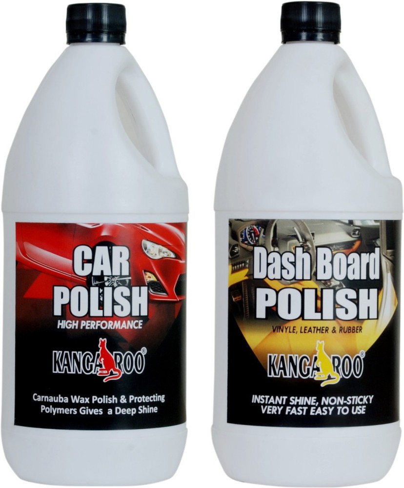 Kangaroo® Car Care Kit (Car Polish + Dashboard Polish + Scratch