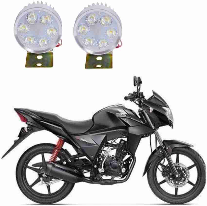 AUTOGARH M39 6 LED FOG HEADLIGHT FOR CB Twister Parking Light