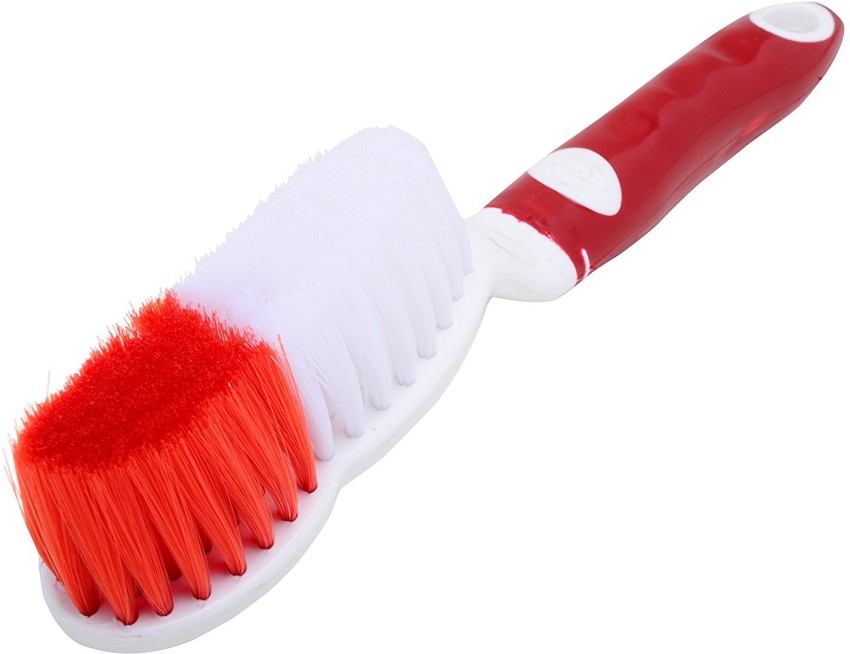 Actionware Plastic Red Carpet Cleaning Brush