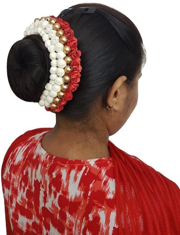 Aakarshana jewels Traditional Indian Look Hair Accessories gajra Veni -  Walmart.com