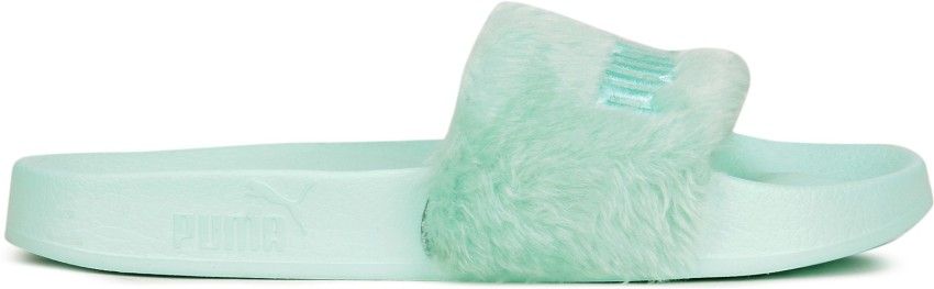 Puma furry slides discount vendor