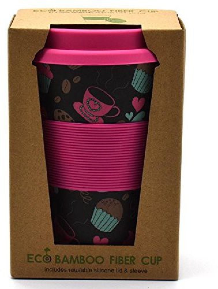 400ml Eco-Friendly Bamboo Fiber Coffee Mug Travel Mug With Lid