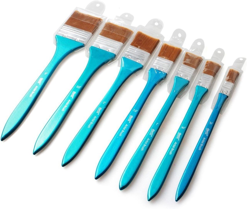 FABER-CASTELL Paint Brush Set Flat Pack of 7 