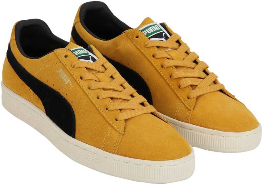 puma suede yellow men