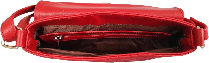 toteteca Bag Works Red, Black Sling Bag Toteteca Duo Tassle Sling Bag Red -  Price in India