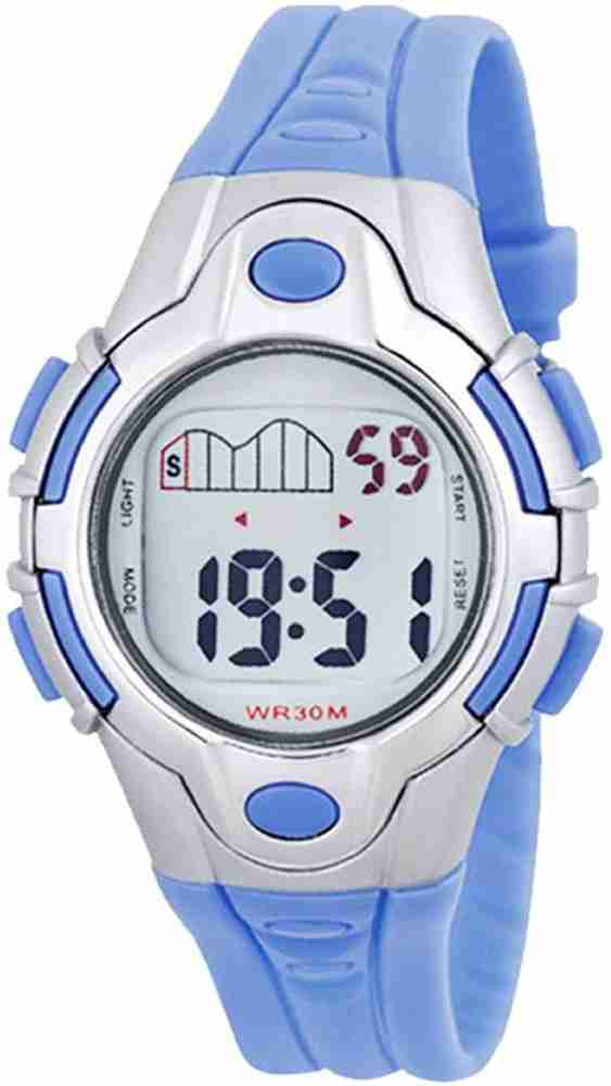 Mingrui 7 Lights Kids Series Digital Watch For Boys Girls