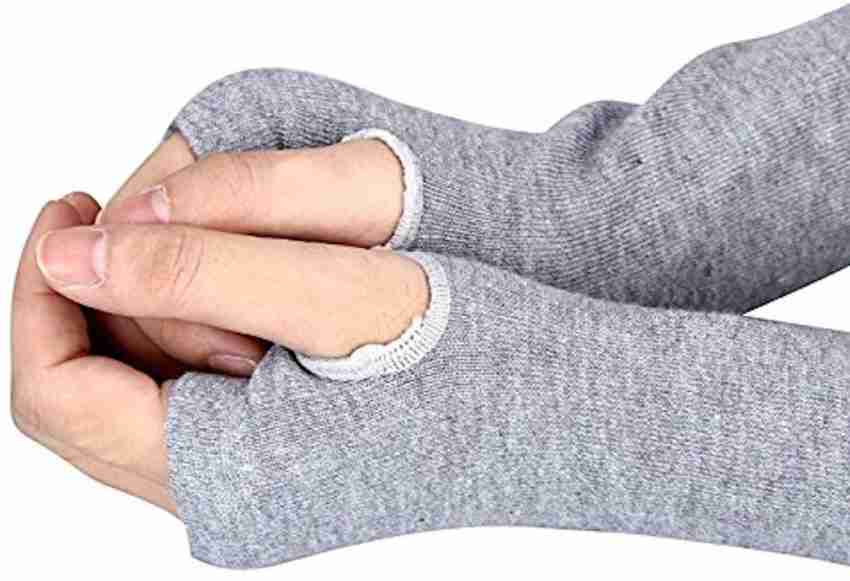 Gugzy Knitted Woollen Thermal Warm and Comfortable Fingerless