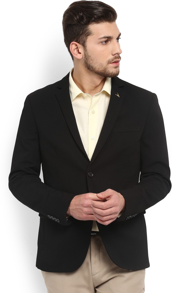 Buy online Black Single Breasted Formal Blazer from Blazers for Men by  Tahvo for ₹3049 at 49% off