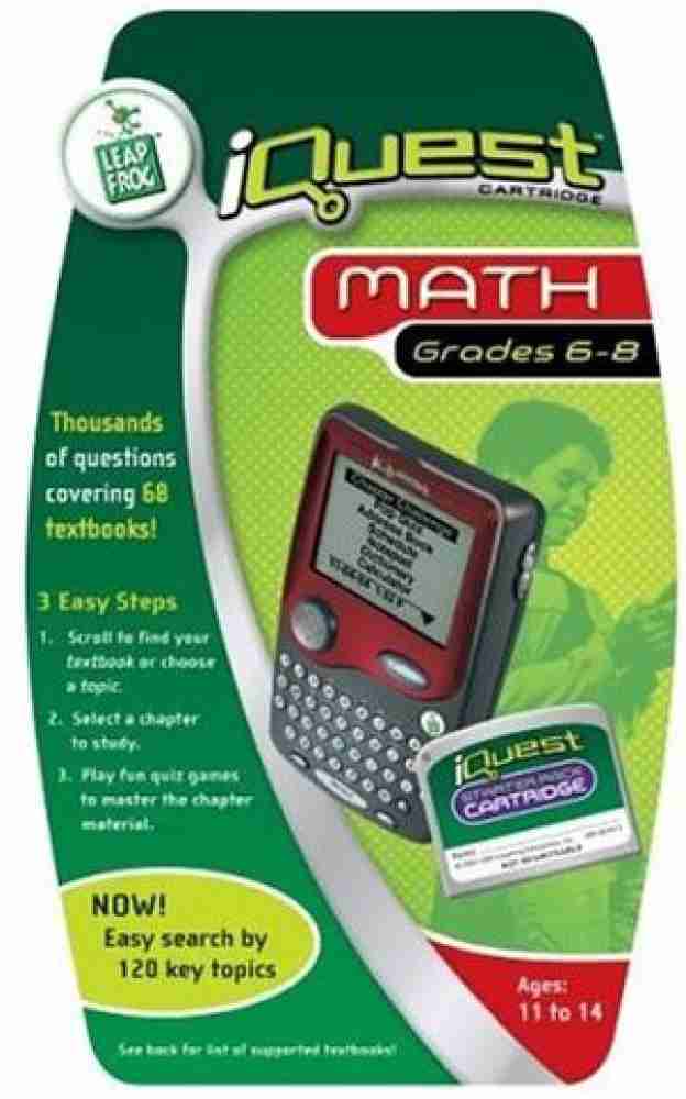 LeapFrog Iquest Cartridge: 6Th-8Th Grade 6Th-8Th Grade Math With