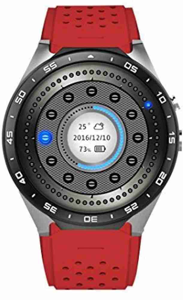 Bestpriceam Smart Watch Kw88 Android 5.1 Quad Core 4Gb Bluetooth Smart Watch Gps Wifi For Ios Red By Price in India Buy Bestpriceam Smart Watch Kw88 Android 5.1 Quad Core 4Gb