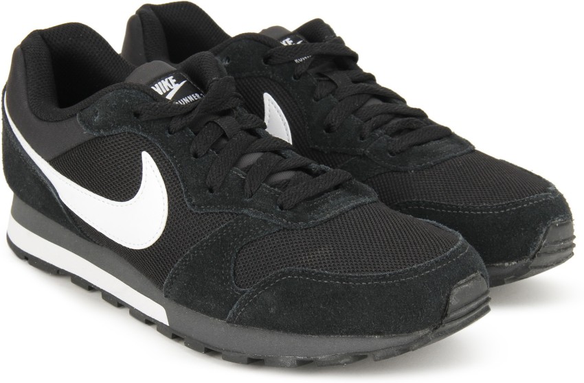 NIKE Md Runner 2 Running Shoes For Men Buy BLACK WHITE ANTHRACITE Color NIKE Md Runner 2 Running Shoes For Men Online at Best Price Shop Online for Footwears in India Flipkart