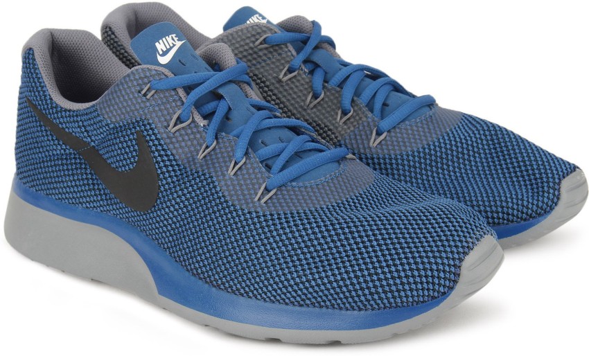 NIKE TANJUN RACER Running Shoes For Men Buy BLU BLK Color NIKE