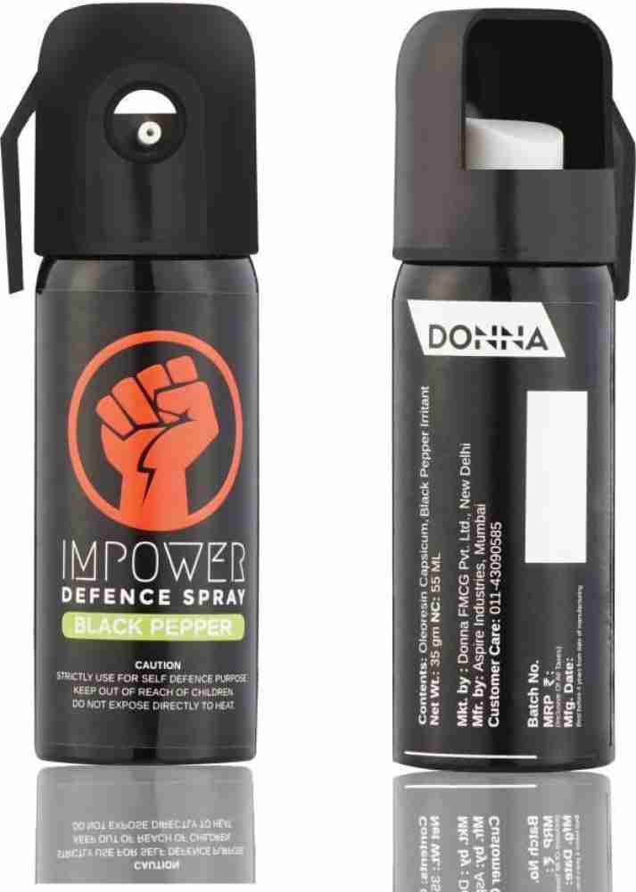 IMPOWER Self Defence Black Pepper Spray Pepper Stream Spray Price in India  - Buy IMPOWER Self Defence Black Pepper Spray Pepper Stream Spray online at