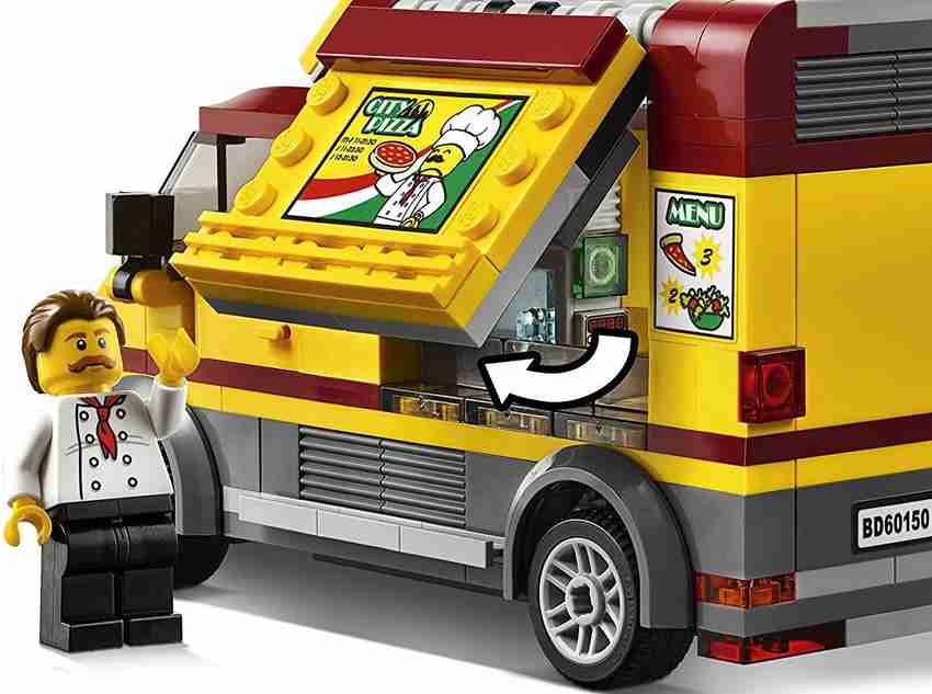 LEGO City Pizza Van Multi Color 249 Pcs